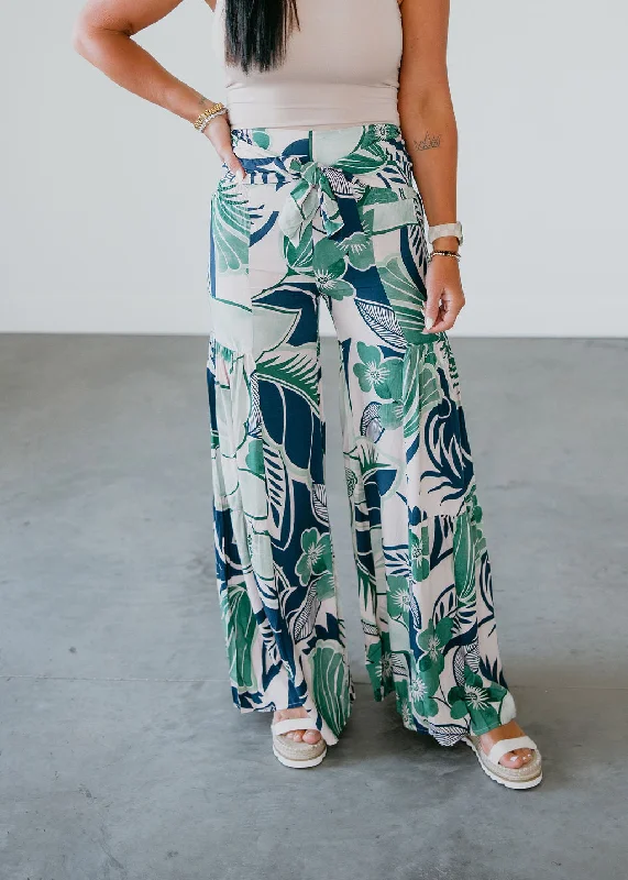 Dayna Printed Wide Leg Pants