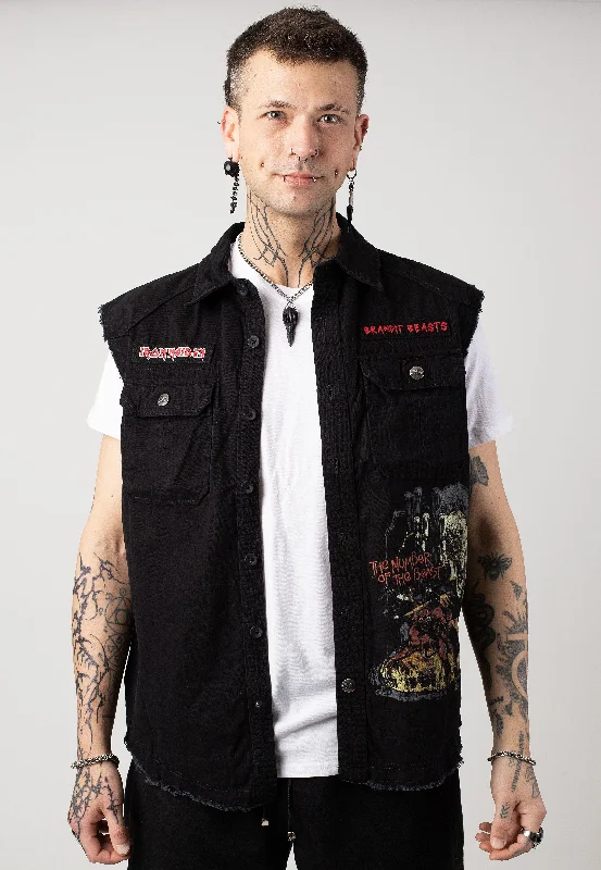 Brandit x Iron Maiden - Number Of The Beast Vintage - Vest