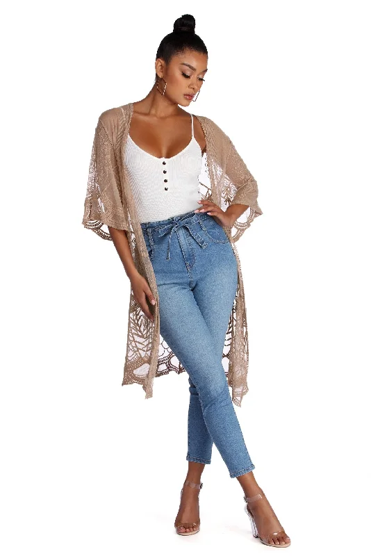 Lady Like Layers Kimono Cover Up