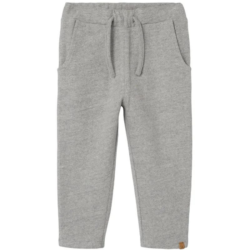 Lil'Atelier Grey Melange Thor Pants