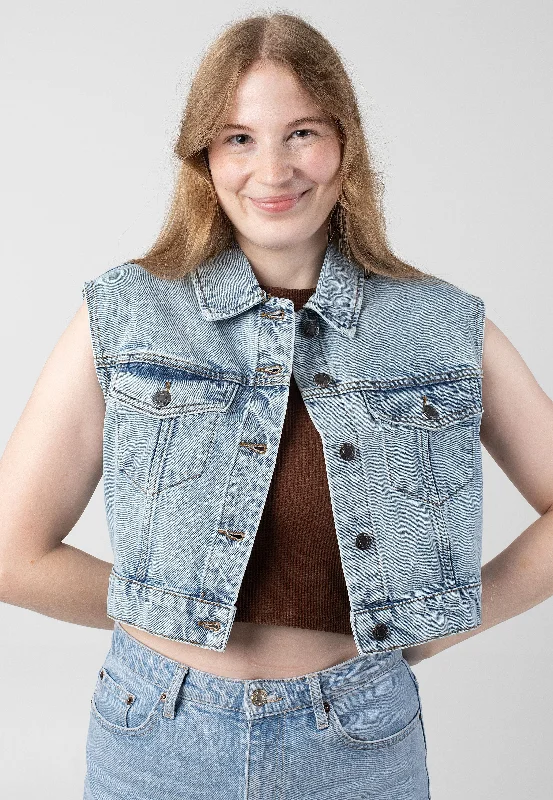 Noisy May - Nathi Light Blue Denim - Vest