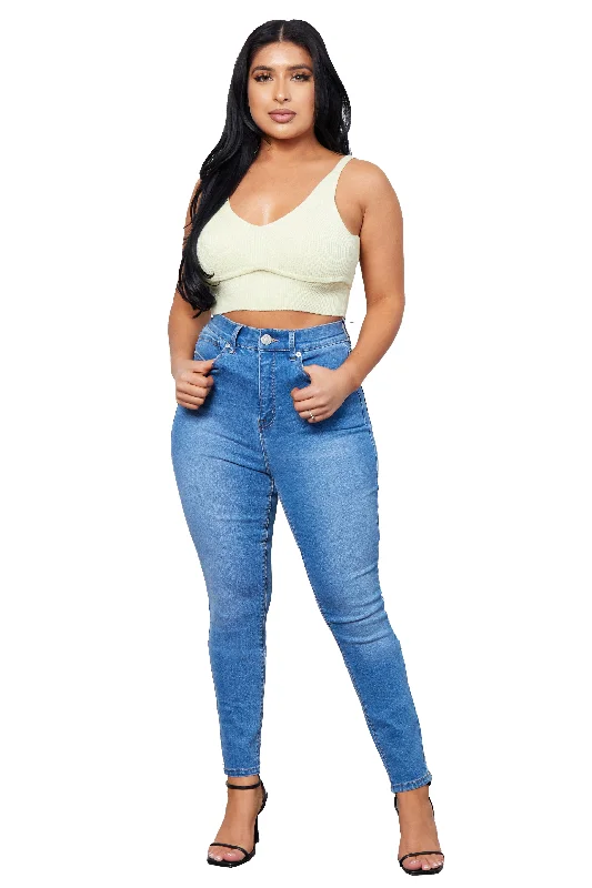 Ultra High Rise Curvy Skinny Basics 5 PKT