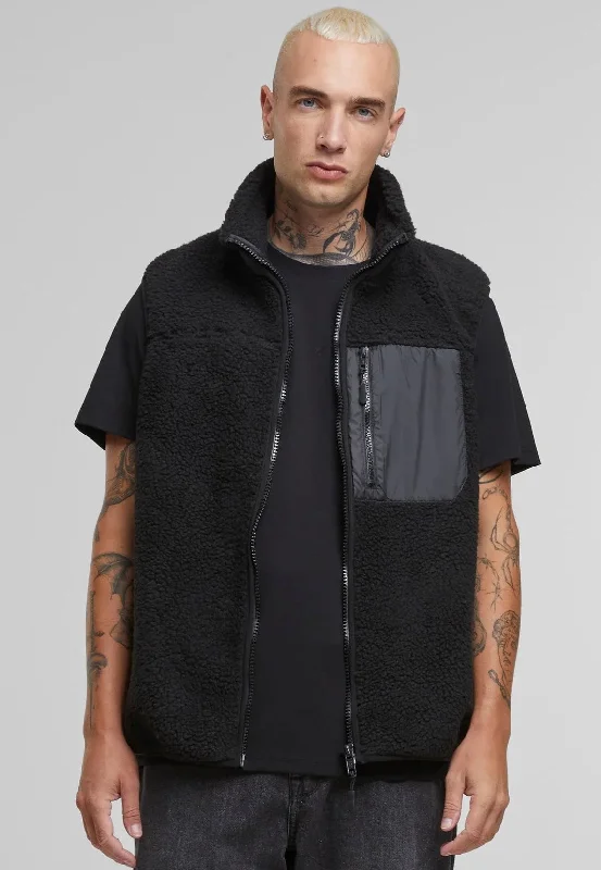 Urban Classics - Sherpa Black - Vest