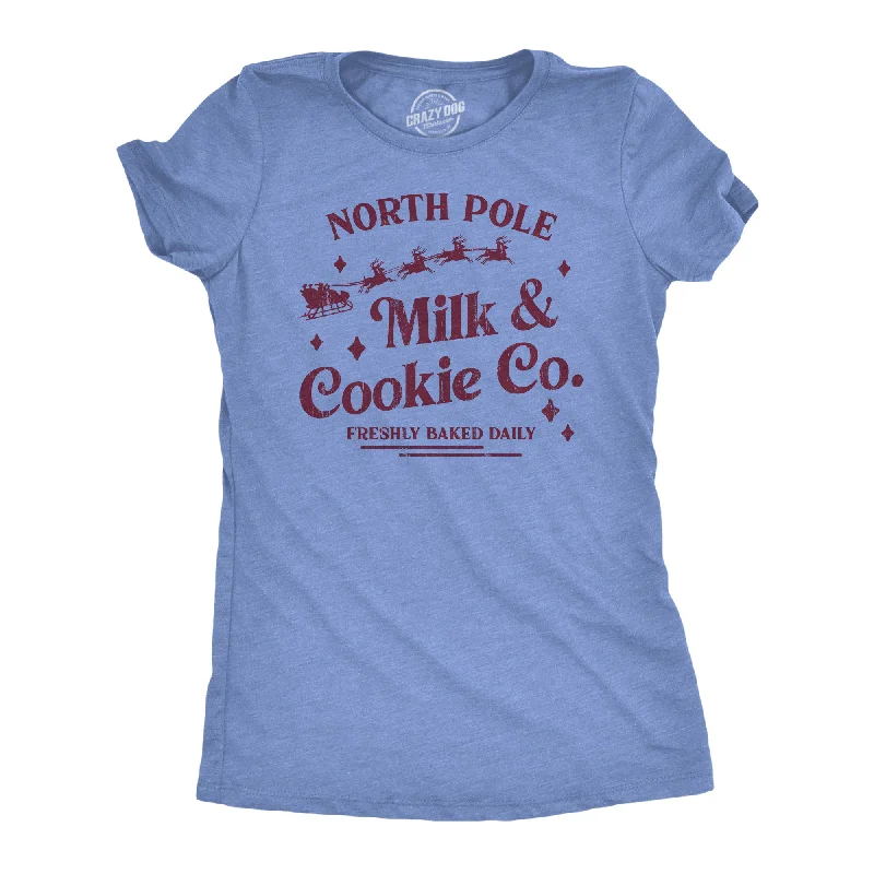 North Pole Milk And Cookie Co Women's T Shirt