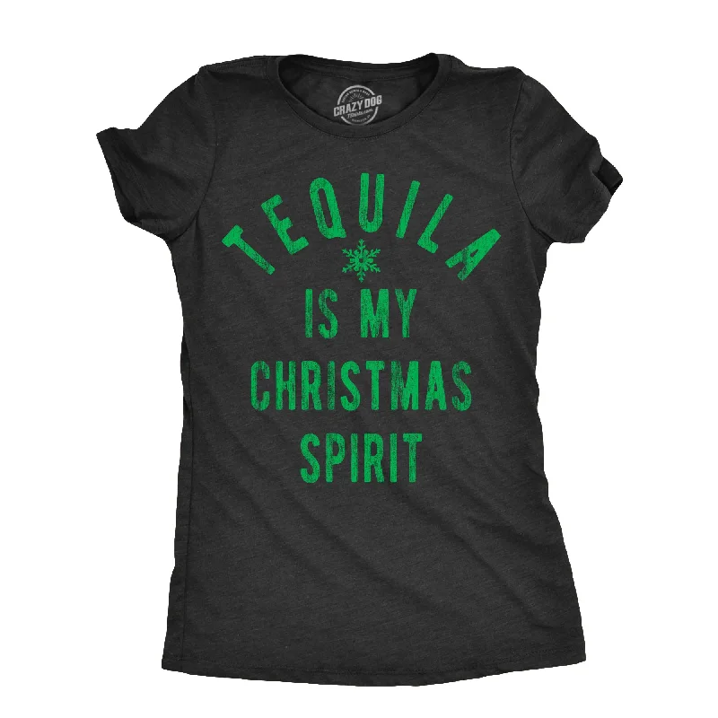 Tequila Is My Christmas Spirit Women's T Shirt