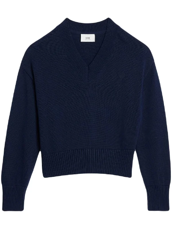 AMI PARIS EMBOSSED ADC SWEATER