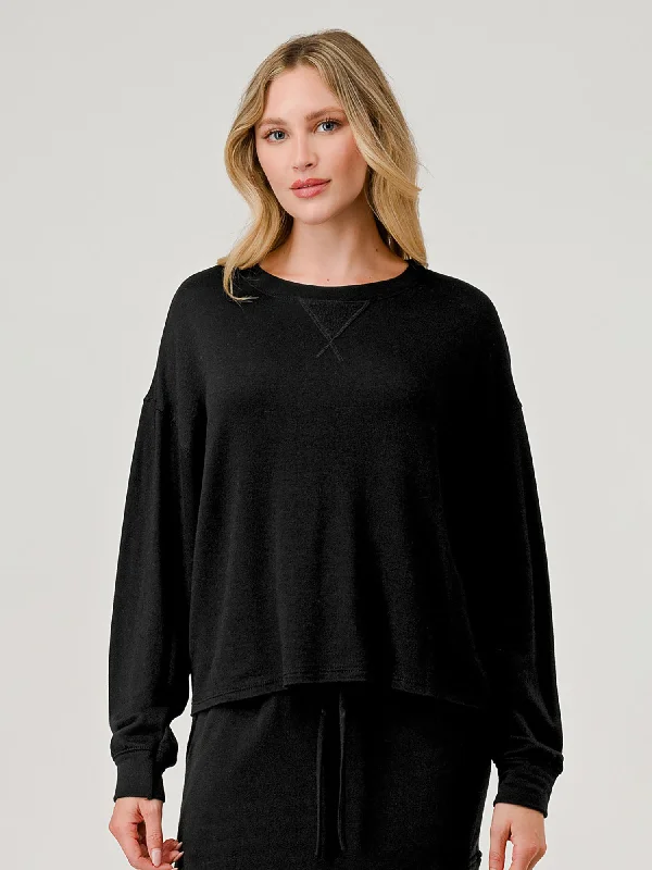 Hashttag Soft Long Sleeve Sweater Top