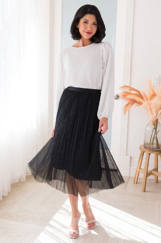 Bold & Beautiful Modest Tulle Skirt