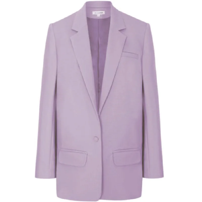 VIRGIN WOOL BLAZER "BOUVIER" IN LAVENDER