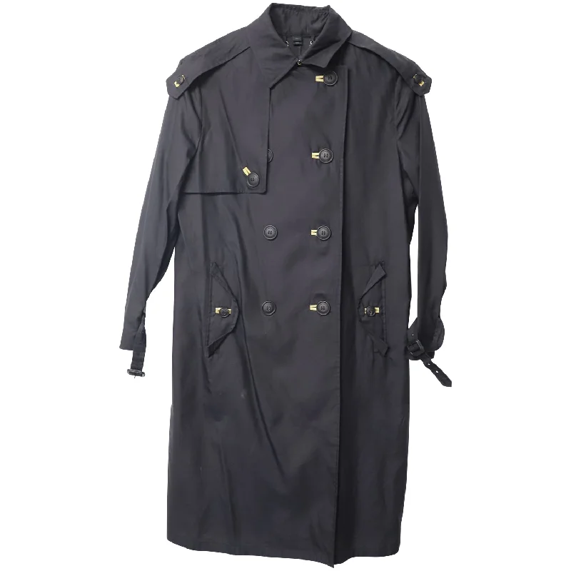 Burberry Trench Coat in Black Polyamide