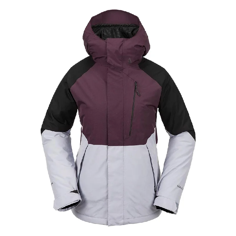 Volcom 2024 Womens V.CO Aris Insulated Gore-Tex Jacket - Blackberry