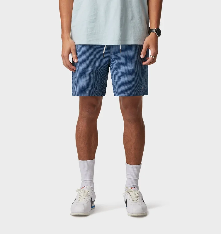 Beach Short - Blue Stripe