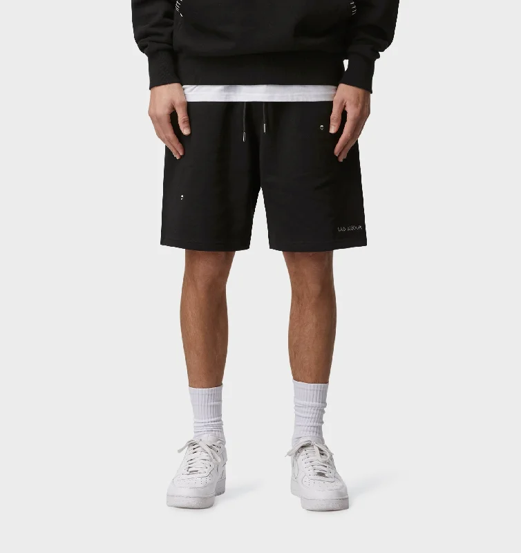 Braincase Trackie Short - Black