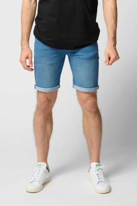 De Originale Performance Denim Shorts - Denim Blue