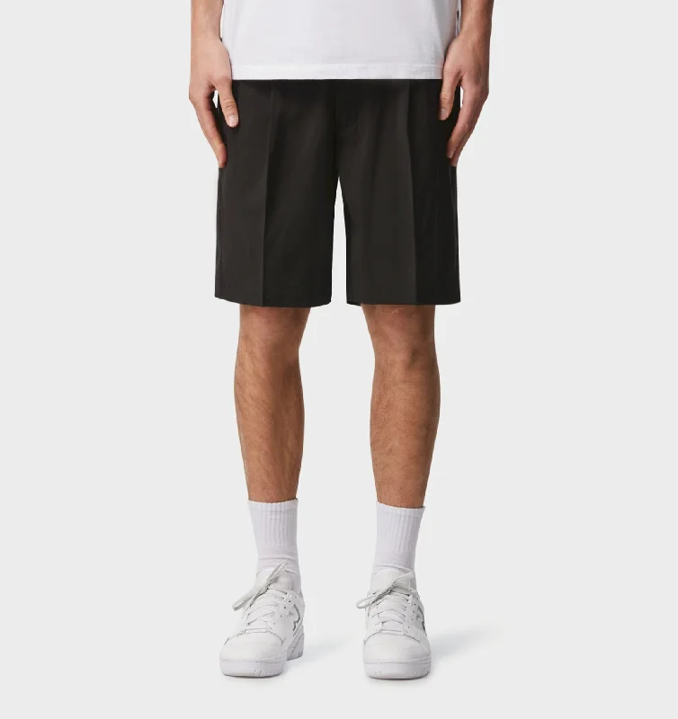 Quincy Pleated Short - Black