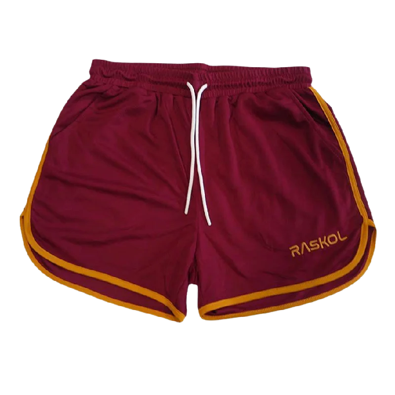 RASKOL Retro Burgundy Classic Shorts (LIMITED EDITION)