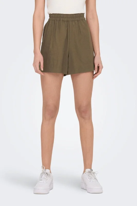 Tokyo Linen Shorts - Brun